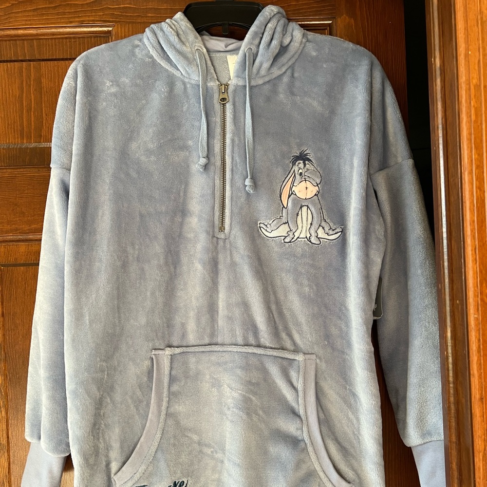 Eeyore Fleece Hoodie Womens Disney Pocket Drawstring Winnie the Pooh ShopDisney